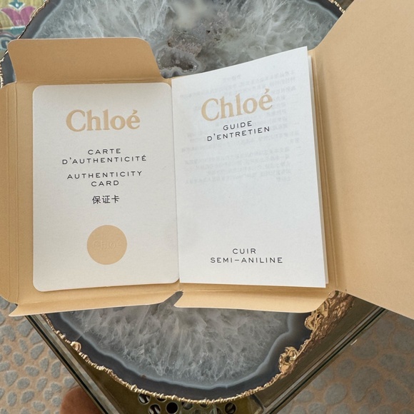 Chloé Navy Embossed Crocodile Leather Top Handle Bag w/Shoulder strap - Picture 8 of 10